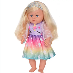 Інтерактивна лялька пупс 42см з довгим волоссям і шарнірними колінами Sister BLS008B-S-UA з аксесуарами (3+)