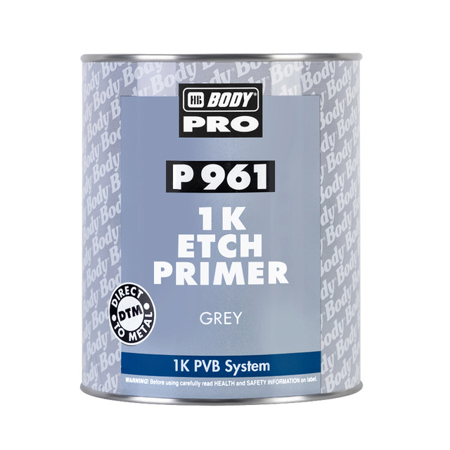 Грунт кислотний протруювальний сірий 1К Body P961 