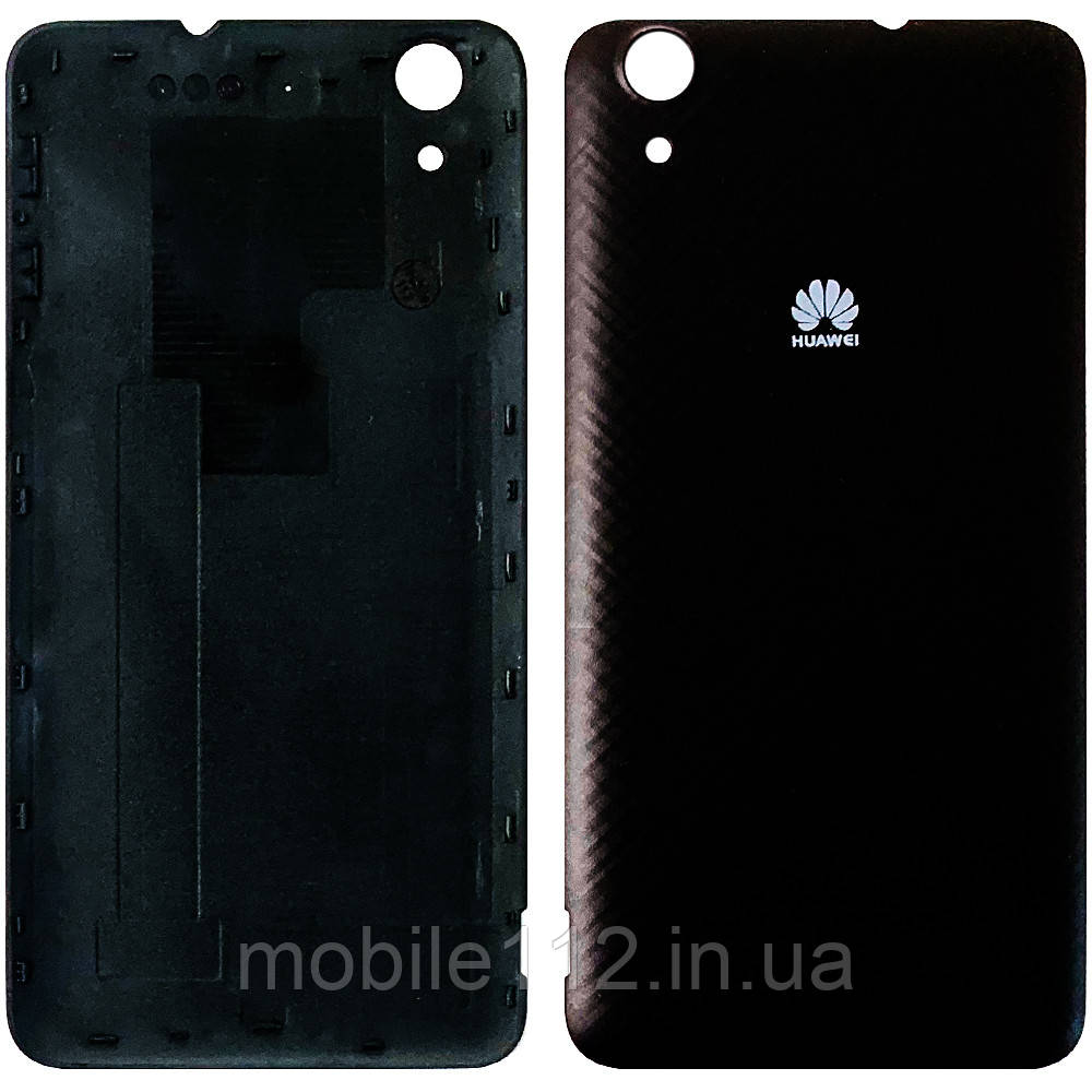 Задня кришка Huawei Y6 II (CAM-L21), Honor 5A (CAM-AL00) (чорна)