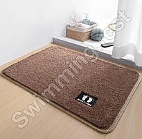 Килимок для ванної кімнати 60х40 см Капучіно