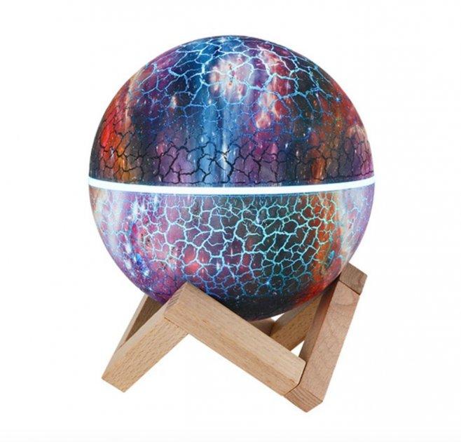 Проєктор-нічник на підставці Зоряне небо-планета MD K880, фото 1