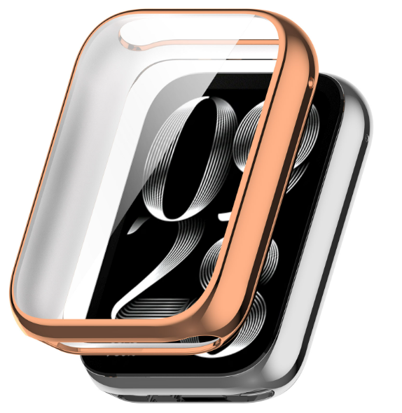 Чохол-накладка DK Silicone Face Case для Xiaomi Mi Band 8 Pro (rose gold)