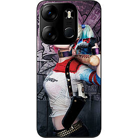 Силіконовий чохол Case для Tecno Spark Go 2023 BF7 з картинкою Харлі Квін