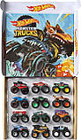 Набір джипів Хот Вілс Монстер трак 12 шт. Hot Wheels Monster Trucks Chaos, фото 3