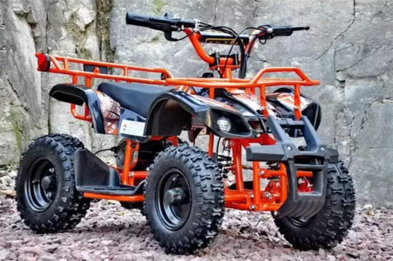 Квадроцикл електричний дитячий Кроссер 36V 800W - Помаранчевий, синій, зелений, червоний