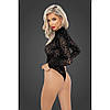 Боді сексуальне з леопардовим принтом L F287 Noir Handmade, L, фото 2