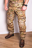 Штани тактичні Tactical Series G3 мультикам із наколінниками, фото 3