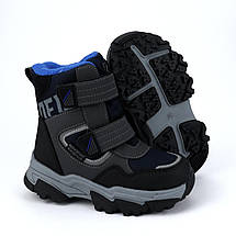 10722B Сині із сірим термоботинки для хлопчика тм Том.м, фото 4