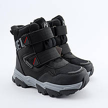 10722A Чорні мембранні термо черевики на хлопчика тм Том.м розмір 29 - устілка 18,8 см, фото 4