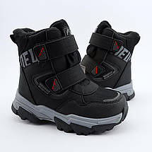 10722A Чорні мембранні термо черевики на хлопчика тм Том.м розмір 29 - устілка 18,8 см, фото 3