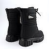 10924A Зимові чорні черевики на дівчинку шнурівка овчина тм Том.м розмір 31 - устілка 21,8 см, фото 8