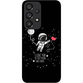 Чохол силіконовий Case для Samsung Galaxy A53 5G з картинкою Любов до місяця