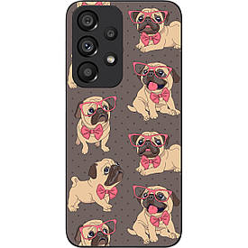 Бампер силіконовий Case для Samsung Galaxy A53 5G з малюнком Мопсики