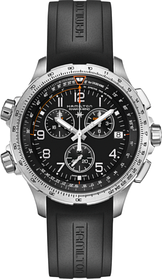Чоловічий Годинник HAMILTON KHAKI AVIATION X-WIND GMT CHRONO QUARTZ H77912335