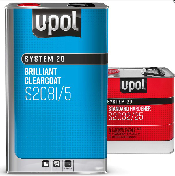 Лак акриловий U-POL Brilliant HS 2+1 S2081/1 із затверджувачем S2032/M 1л + 0,5л