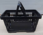 Кошик купівельний, на 20 літрів, чорний, новий, (Польща), фото 10