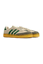 Кросівки Adidas Samba Ronnie Fieg Clarks White / Адидас Самба Ронни Фіег Кларкс Білі з Зеленим, фото 4