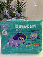 Подгузники-трусики Dino Baby 6 (16 кг), 30 шт.