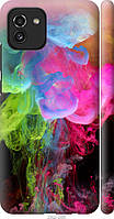 Чехол с принтом для Samsung Galaxy A03 / на самсунг галакси А03 с рисунком Яркие краски