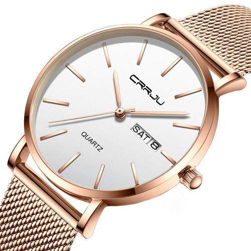 Купить Наручные Женские Часы Механические Золотые С Белым Циферблатом ...