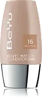 Тональный крем для лица BeYu Velvet Mat Foundation 16 - Porcelain creme (фарфоровый)