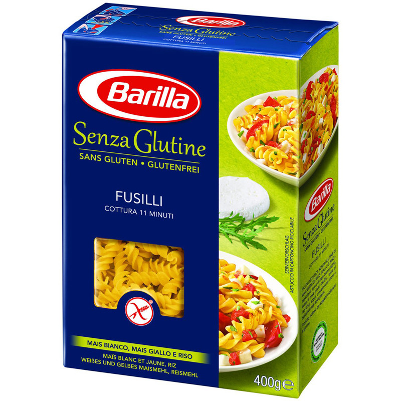 Безглютеновые макароны Barilla «Fusilli» Senza Glutine (макароны спиральки) 400 г. - фото 3 - id-p350082761