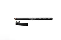 Карандаш для бровей NoUba Eyebrow Pencil 81 - Absolute black (абсолютно черный)