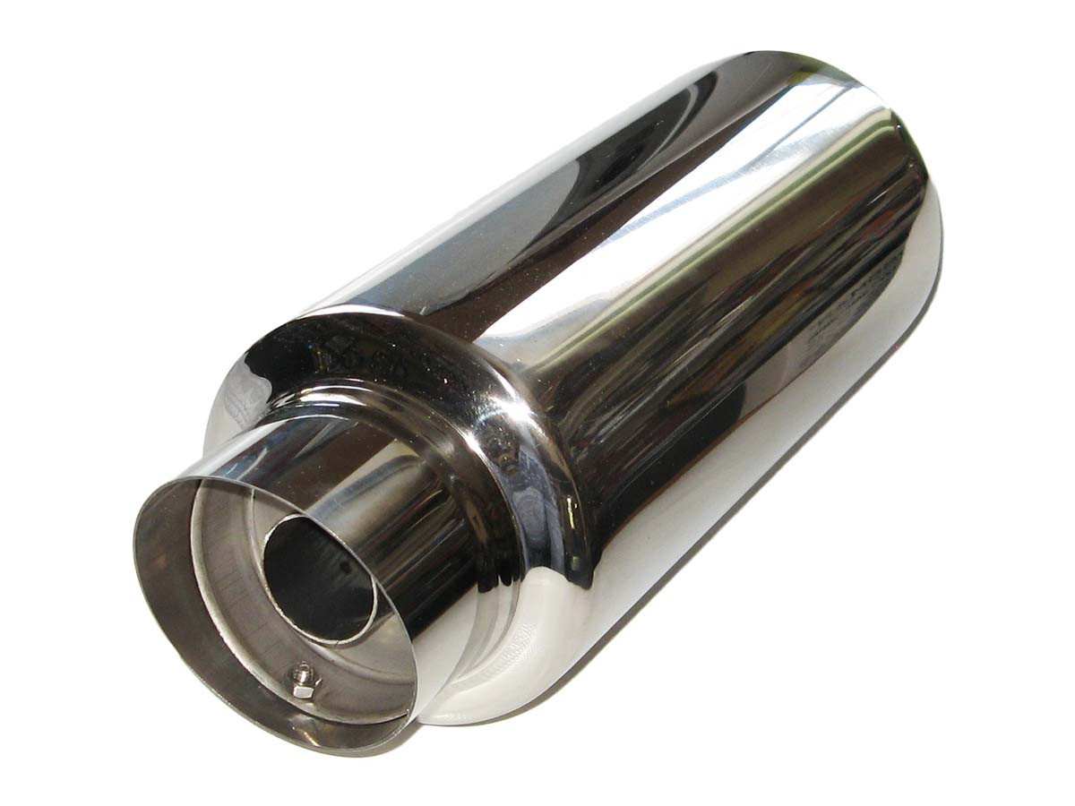 Прямоточний глушник НГ-0649 неіржавка сталь