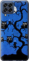 Чехол с принтом для Samsung Galaxy M33 / на самсунг галакси М33 с рисунком Совы на дереве