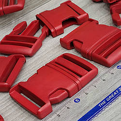 Фастекс карабін пластиковий 3,8 см, червоний