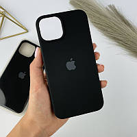 Силіконовий чохол на Айфон 15 із закритим низом. Silicone Case iPhone 15 Black (18)