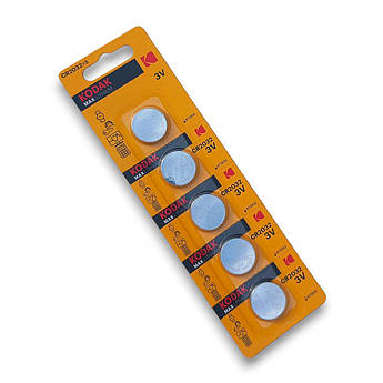 Батарейка елемент живлення таблетки Kodak CR-2032 Lithium уп.5 штук