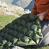 Килимок надувний Highlander Nap-Pak Inflatable Sleeping Mat XL 5 cm Olive (AIR073-OG), фото 9