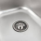 Кухонна мийка з нержавіючої сталі Platinum 9550D ДЕКОР (0,8/180 мм), фото 5