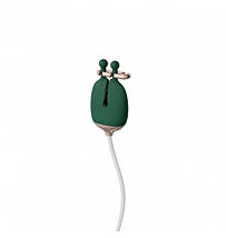 Затискачі для сосків з вібрацією Qingnan No.2 Vibrating Nipple Clamps Green, фото 3