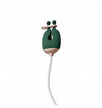 Затискачі для сосків з вібрацією Qingnan No.2 Vibrating Nipple Clamps Green, фото 4