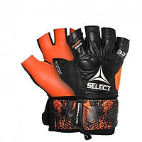 Перчатки вратарские Select GOALKEEPER GLOVES FUTSAL LIGA 33 черный, оранжевый Уни 11 (21см) 609330-201 11
