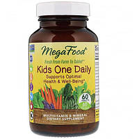 Вітамінно-мінеральний комплекс MegaFood Kid's One Daily 60 Tabs NC, код: 7517960
