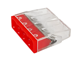 Клема 45 4 контакти 0.5-2.5 мм² 24А 450В