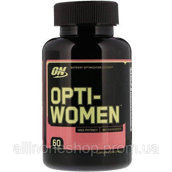 Витаминно-минеральный комплекс для спорта Optimum Nutrition Opti-Women 60 Caps AO, код: 7520005 - фото 1 - id-p1987528561