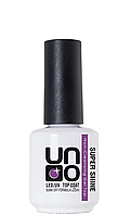 Супербілий гель лак Uno White 15 мл*