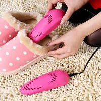 Электрическая сушилка для обуви SHOES DRYER, 220V / Электросушилка для сушки обуви. BO-491 Цвет: розовый