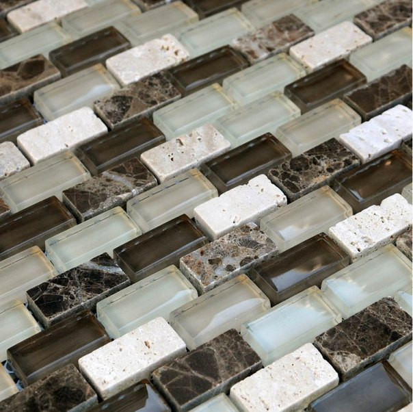 Мозаїка мармур зі склом