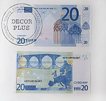 Сувенірні гроші "20 Euro"