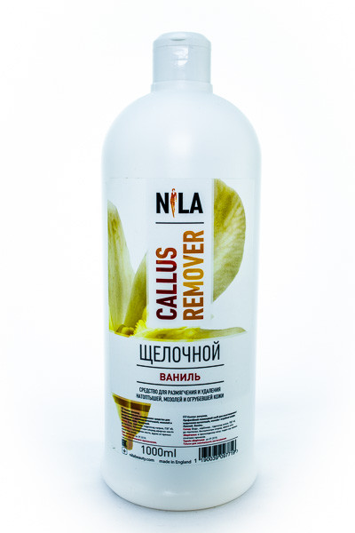 Nila Callus Remover лужний, Ваніль, 1000 мл