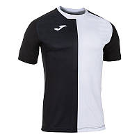 Футболка Joma CITY T-SHIRT BLACK-WHITE S/S черный,белый M 101546.102 M