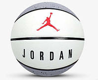 Мяч баскетбольный Nike JORDAN PLAYGROUND 2.0 8P DEFLATED CEMENT GREY/WHITE/BLACK/FIRE RED size 7