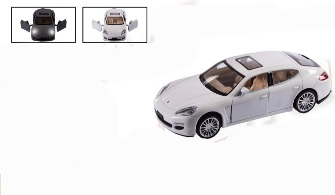 Машина метал., "АВТОПРОМ", 1:32 Porsche Panamera S, бат., світло, звук, відкр.двері, в кор. 18*9*8см (48шт), фото 1