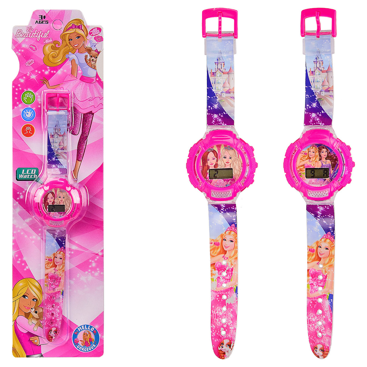 Детские наручные часы JD932B (480шт/2) 2 вида, на планшетке 7,5*2*28 см, р-р игрушки 20 см от магазина - фото 1 - id-p1987586378
