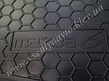 Килимок в багажник MAZDA 6 седан з 2008 р. (AVTO-GUMM) пластік+гума, фото 2